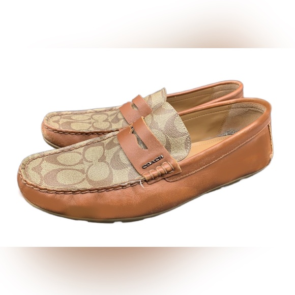 COACH Brown Men\'s Loafer Shoes Size 8 main image 4
